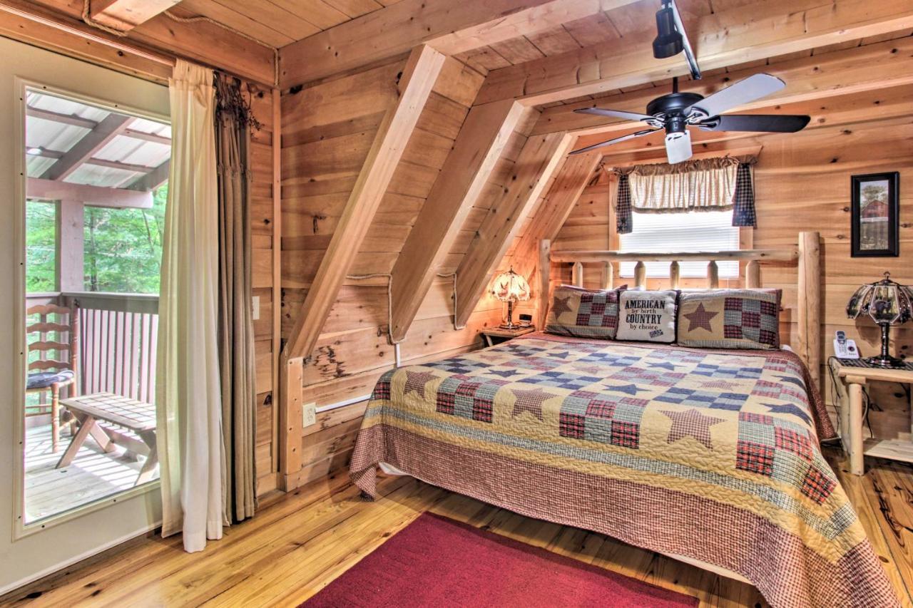 A-Frame Cabin With Hot Tub Less Than 1 Mi To Ober Gatlinburg Villa Exterior foto