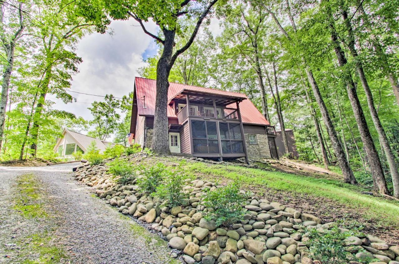 A-Frame Cabin With Hot Tub Less Than 1 Mi To Ober Gatlinburg Villa Exterior foto